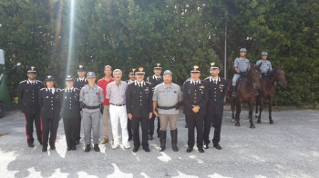Carabinieri/Forestali e Conero: un rapporto sempre più stretto, anche con l'ipposorveglianza