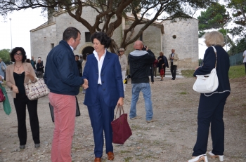 La visita del Sottosegretario alla Cultura alla Chiesa di Santa Maria a Portonovo, riaperta al pubblico